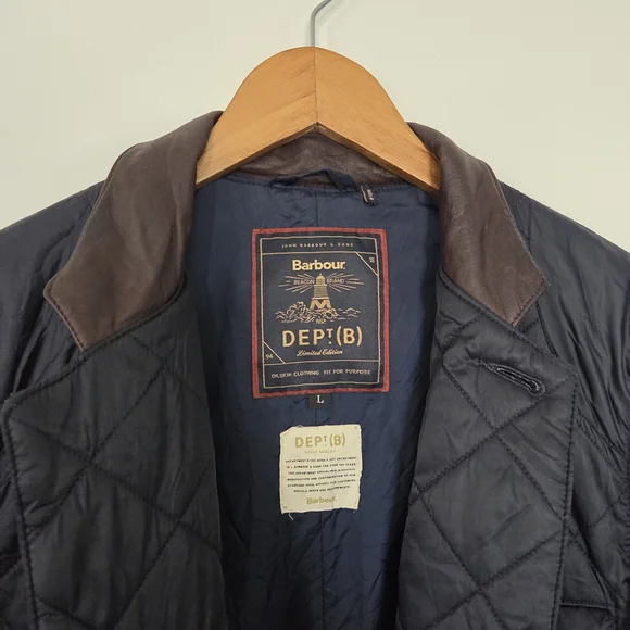 Barbour Jacket Beacon Sports Quilted Dept B Captain Phillips - Picture 14 of 16